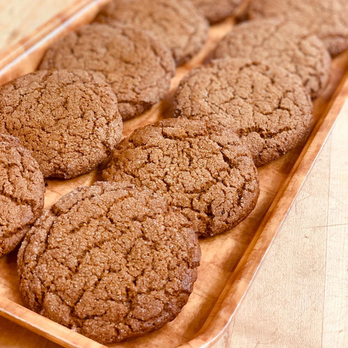 WEDS (3) Ginger Molasses Cookies